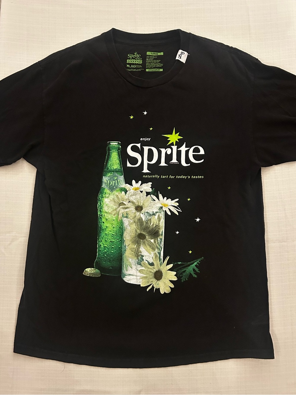 LRG Sprite Graphic Tee - Black with Green & White Print